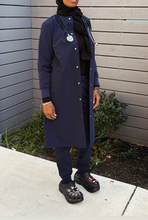 Load image into Gallery viewer, 2pc Scrub Pants Set Navy Blue
