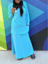 Load image into Gallery viewer, 2pc Scrub Set long sleeve shirt w/skirt
