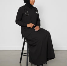 Load image into Gallery viewer, 2pc Scrub Set long sleeve shirt w/ skirt
