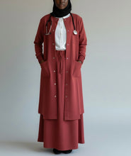 Load image into Gallery viewer, Full length Scrub Set Burgundy
