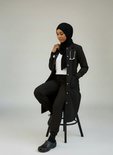 Load image into Gallery viewer, 2pc Scrub Pants Set Black
